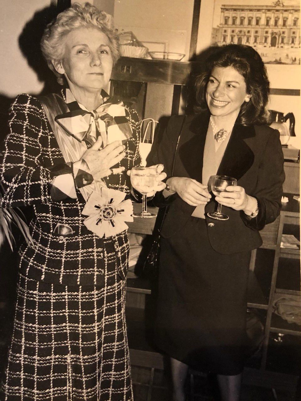 Helen O'Hagan with Fiamma Ferragamo